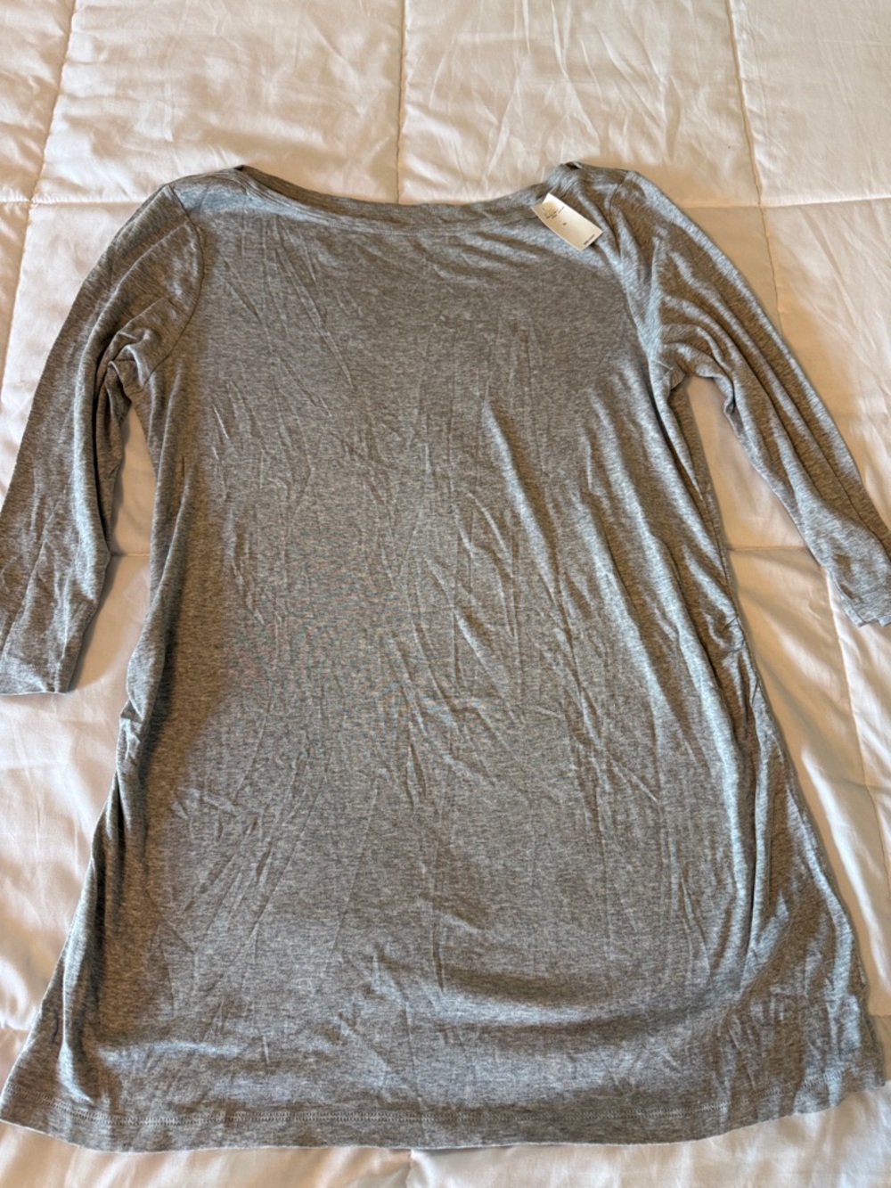 GAP Heather Gray Boatneck Tunic